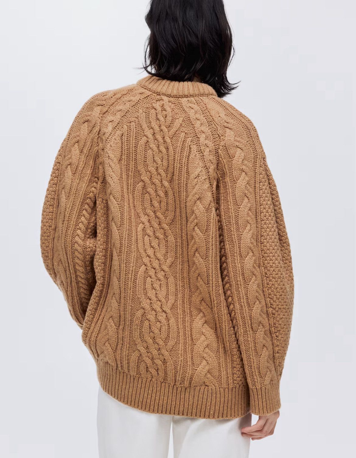 H&M H&M wool blend tan sweater Size M / US 6-8 / IT 42-44 - 4 Thumbnail