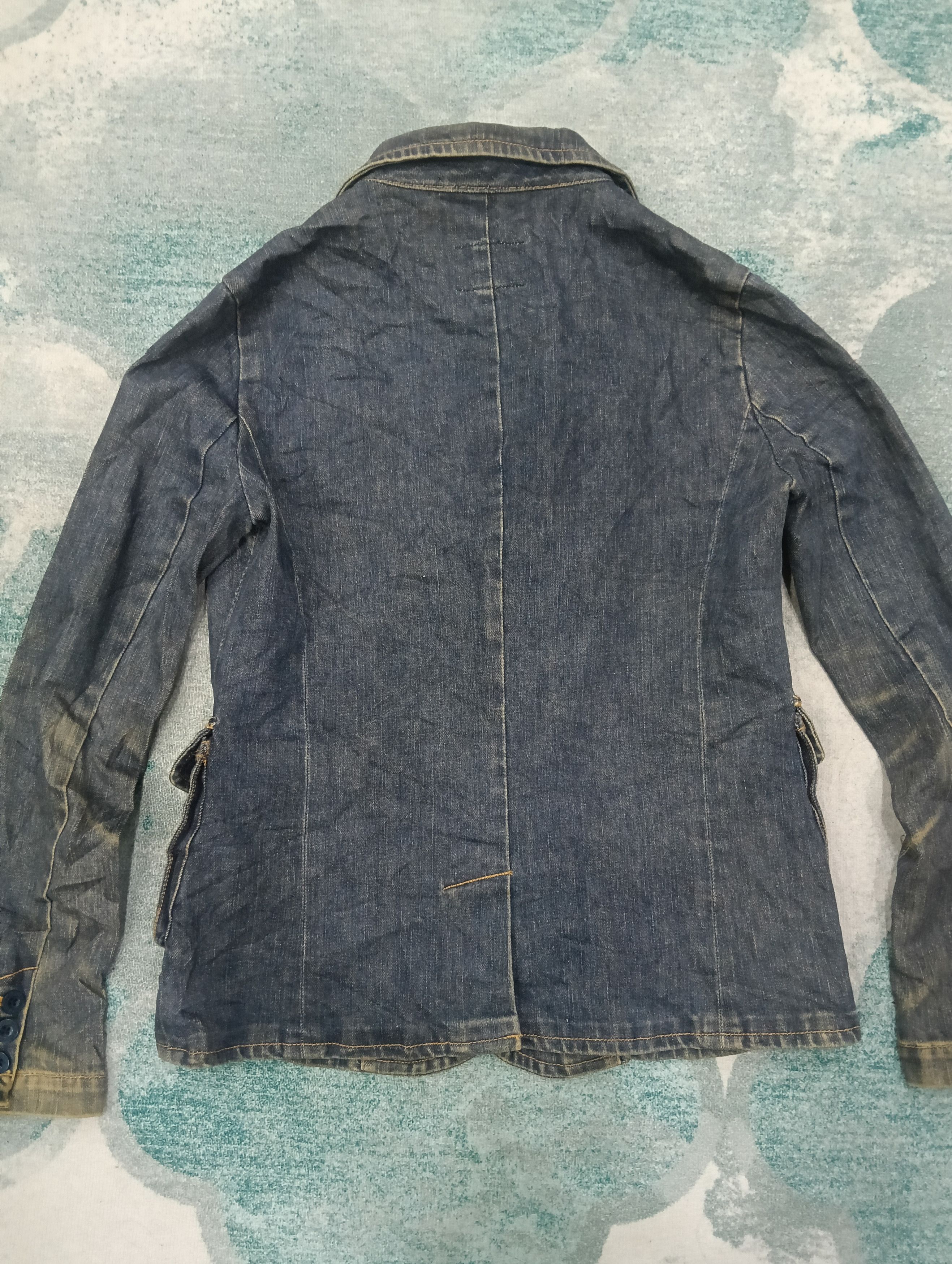 Polo Ralph Lauren × RRL Ralph Lauren × Ralph Lauren Vintage Ralph Lauren Denim Jacket Like Blazer Size L / US 10 / IT 46 - 4 Thumbnail