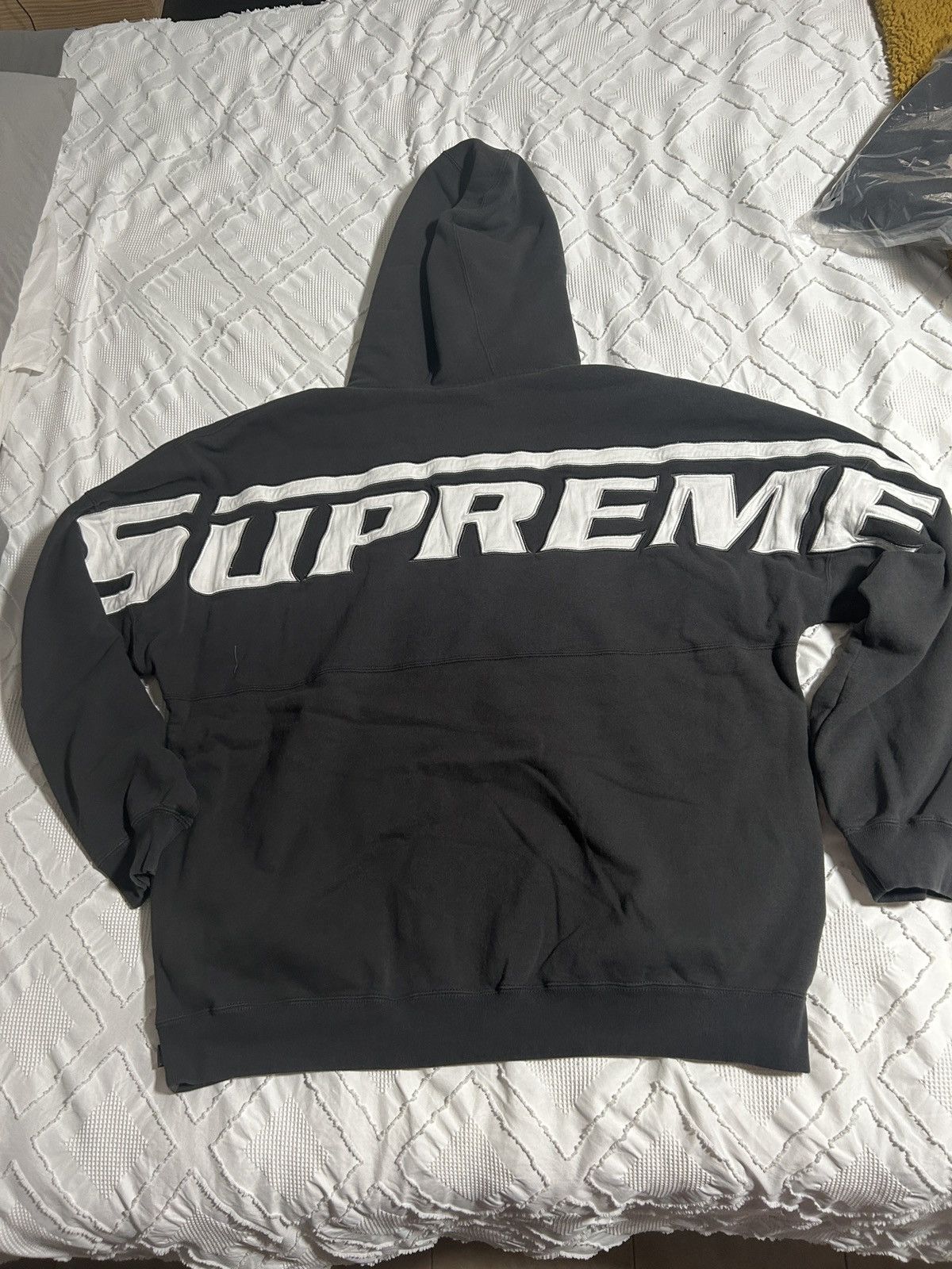 Supreme Supreme wrapped half zip hooded sweatshirt Grailed