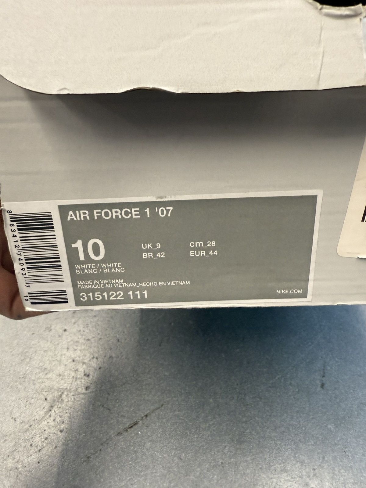 Nike 2019 Nike Air Force Flight Club Custom TBD In Progress Size US 10 / EU 43 - 12 Thumbnail