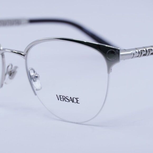 Versace 🕶️ New Versace VE1297 1000 Eyeglasses - Silver Frame Size ONE SIZE - 9 Thumbnail