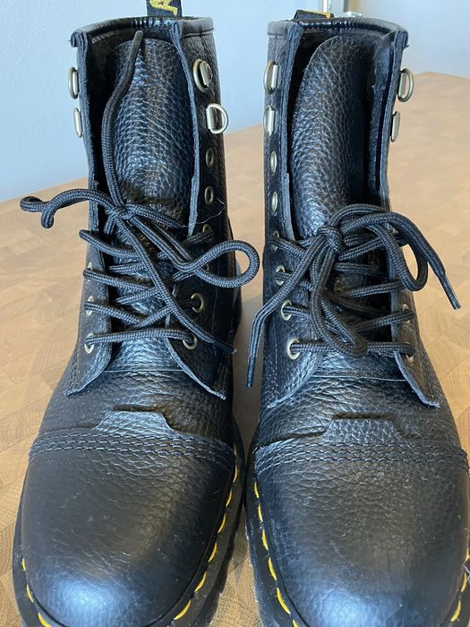 1460 Bex Fleece-Lined Leather Lace Up Boots in Black