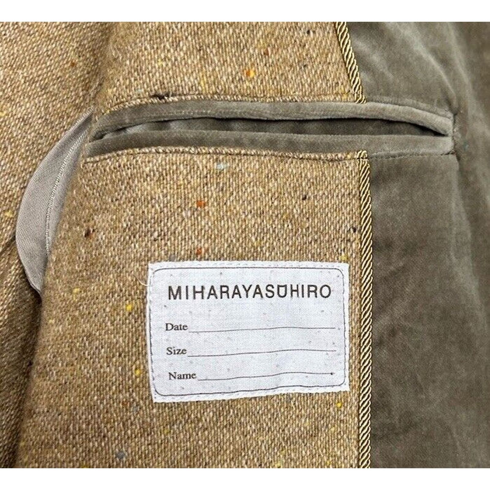 Maison MIHARA YASUHIRO MIHARA YASUHIRO Jersey Panel Velvet Blazer Men’s S Rare MMY Size US S / EU 44-46 / 1 - 8 Thumbnail