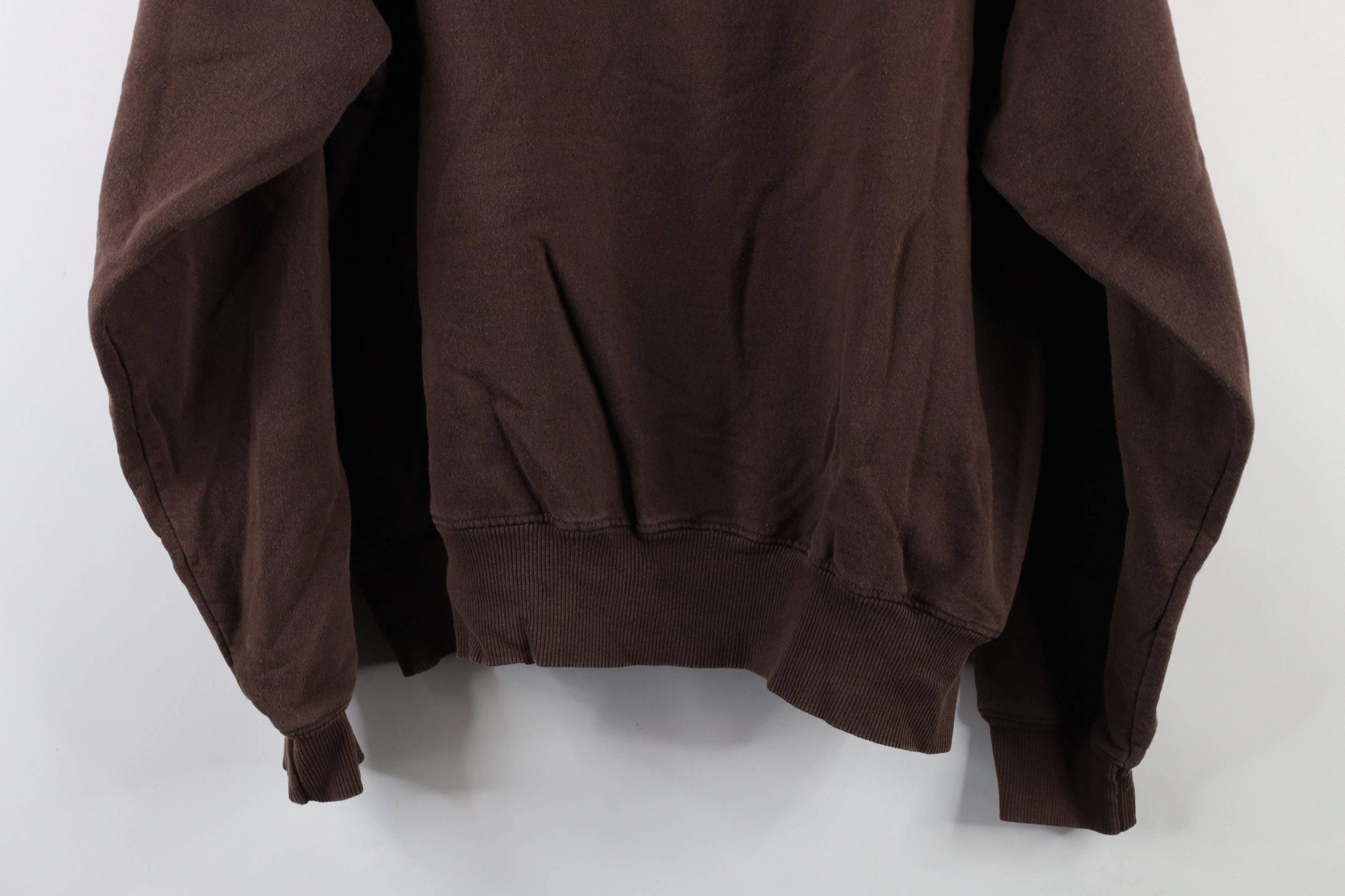 Champion × Vintage Vintage 90s Champion Crewneck Sweatshirt Chocolate Brown Size US XL / EU 56 / 4 - 13 Thumbnail