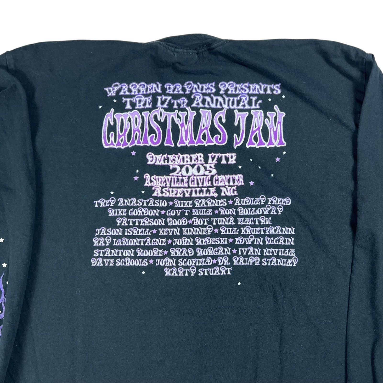 Band Tees × Gildan × Vintage Vintage 2005 Warren Haynes Christmas Jam long sleeve print Size US L / EU 52-54 / 3 - 7 Thumbnail