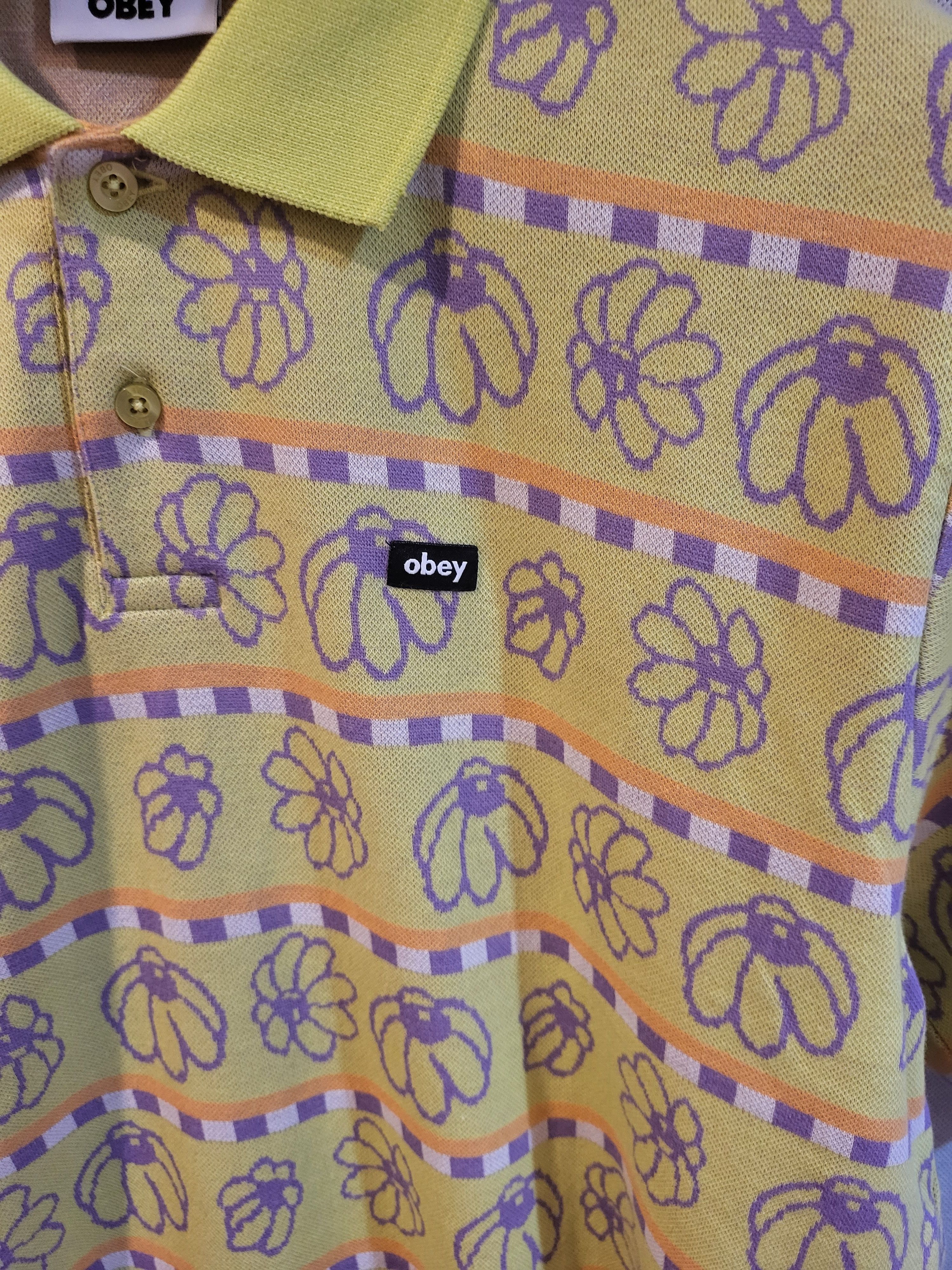 Obey Expand Jacquard Polo Size US L / EU 52-54 / 3 - 4 Thumbnail
