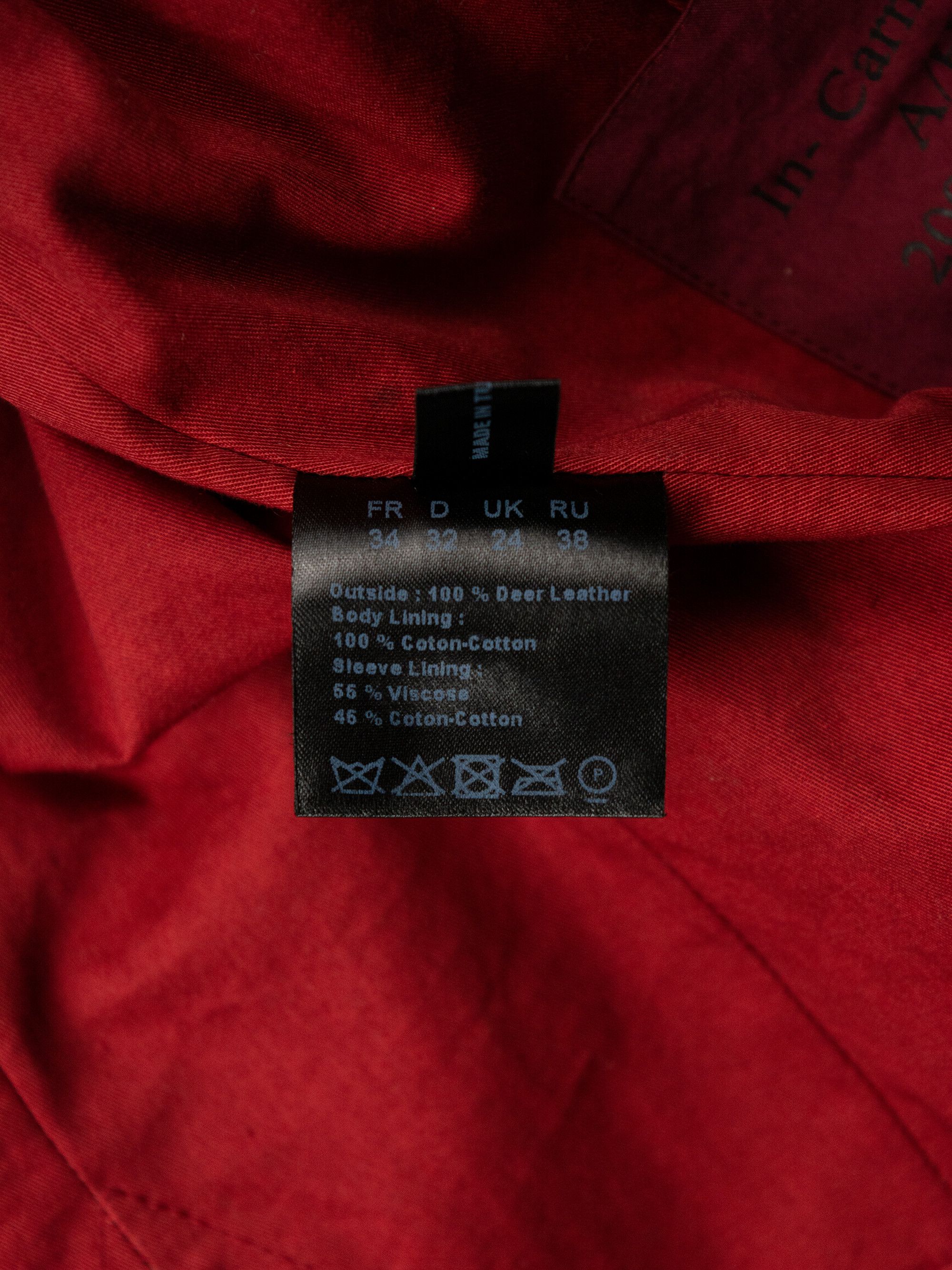 Y/Project × Yohan Serfaty Yohan Serfaty - A/W 2009 - dapple dyed deer leather jacket Size XS / US 0-2 / IT 36-38 - 16 Thumbnail