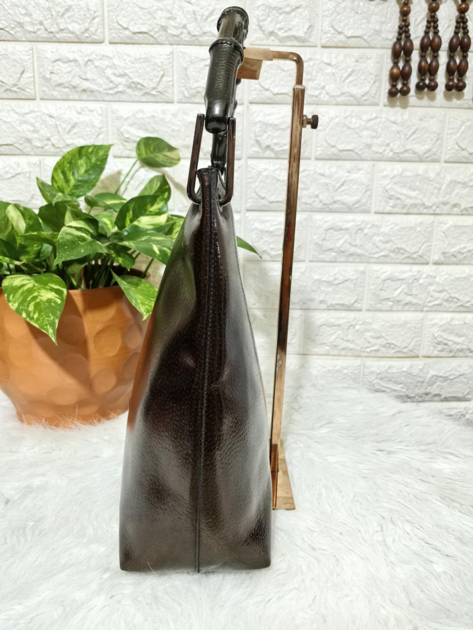 Gucci × Vintage Gucci bamboo handbag vintage Size ONE SIZE - 8 Thumbnail