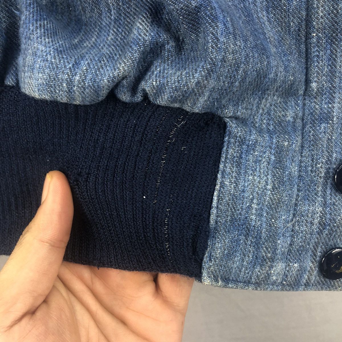 Japanese Brand Vintage Rework Custom Denim Zipper Jacket Size US M / EU 48-50 / 2 - 11 Thumbnail