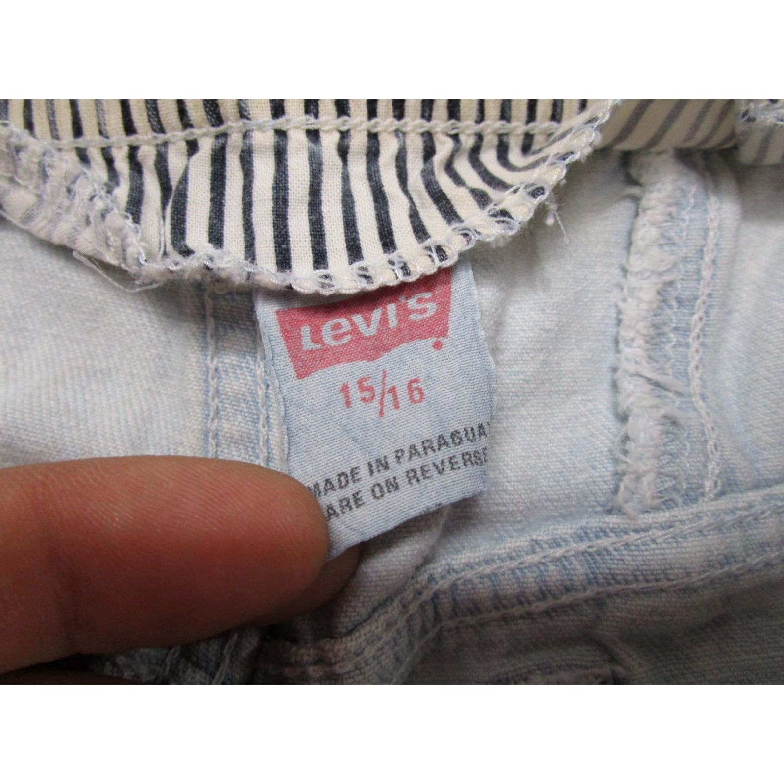 Levi's VINTAGE Levi's Silver Tab Paper Bag Waist Womens Jeans Size 16 Light Wash Size 38" / US 16 / IT 52 - 4 Thumbnail