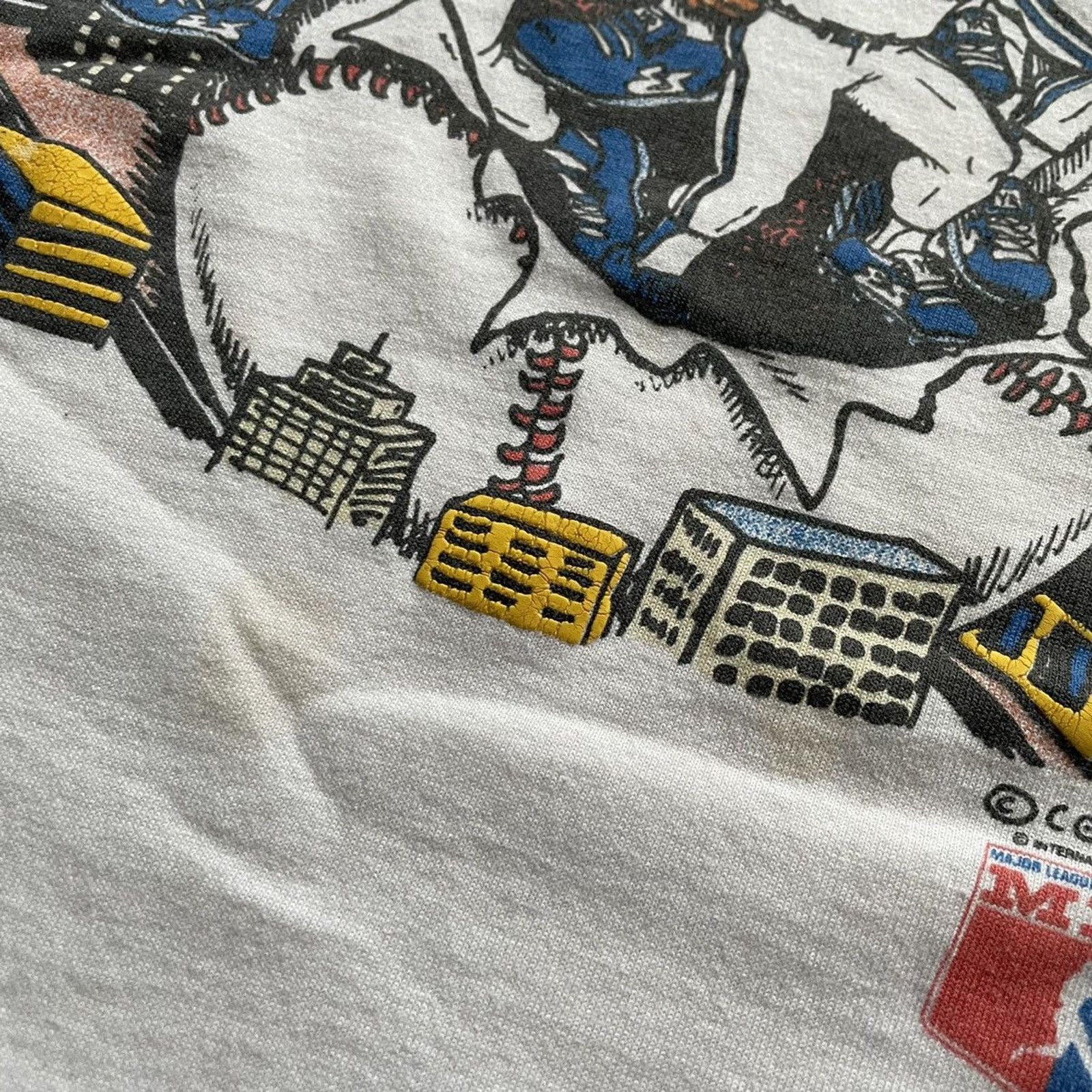 Fruit Of The Loom × MLB × Vintage Vintage Toronto Blue Jays MLB T Shirt Large Single Stitch Size US L / EU 52-54 / 3 - 4 Thumbnail