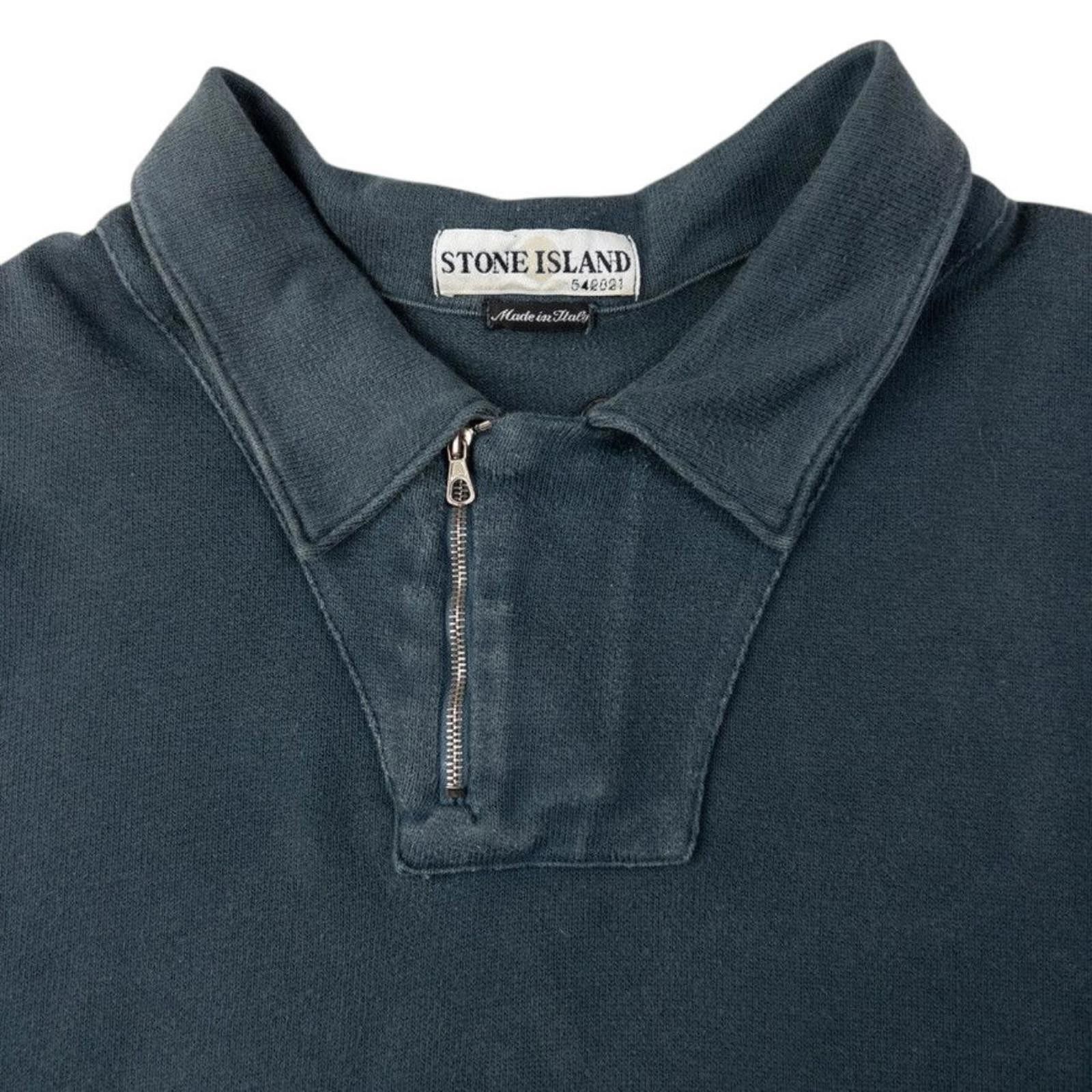 Stone Island Vintage Stone Island Q Zip Asymmetrical Sweatshirt Size S Size US S / EU 44-46 / 1 - 3 Thumbnail
