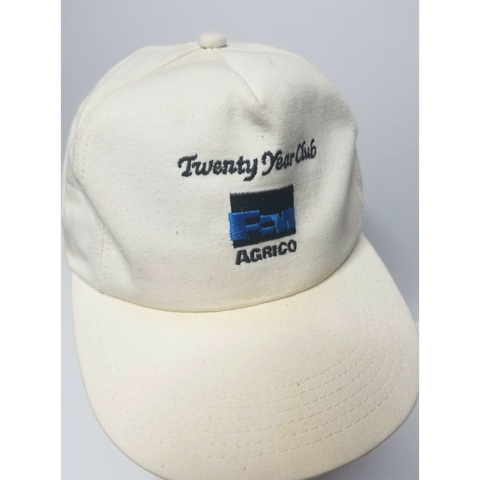 Vintage VINTAGE Agrico Hat Baseball Trucker Cap Dad Hat Snapback Fertilizer Men Adjustable Ivory 80s 90s American Workwear Size ONE SIZE - 2 Thumbnail