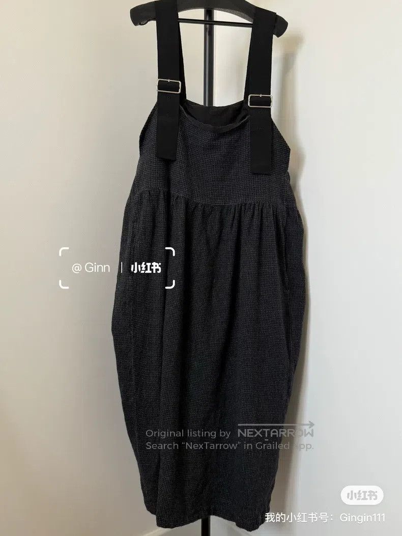 Comme des Garcons Comme des Garcons Dark Gray Wool Suspender Skirt Size M / US 6-8 / IT 42-44 - 1 Thumbnail