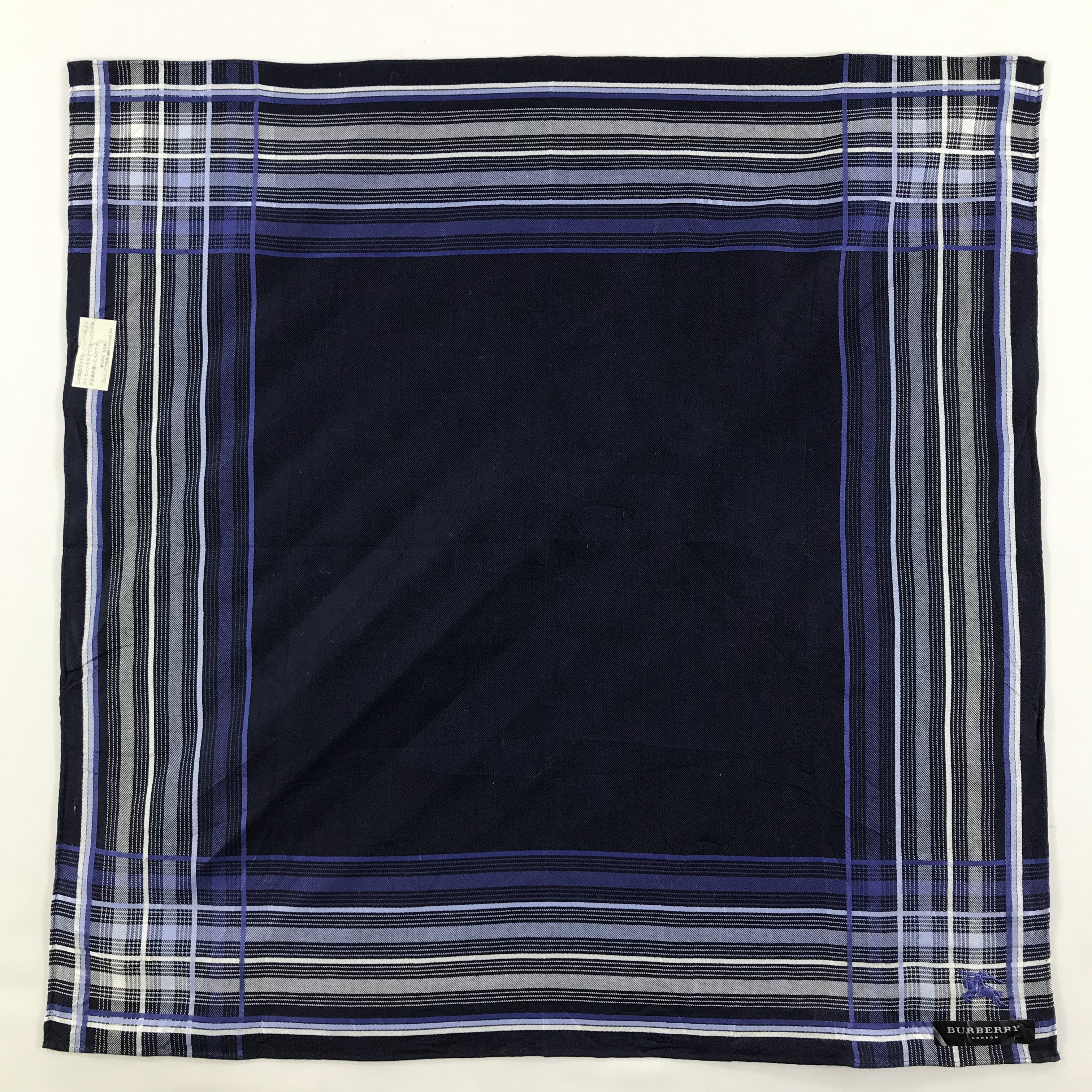 Burberry × Vintage Burberry Bandana / Handkerchief / Neckerchief - S1341 Size ONE SIZE - 1 Thumbnail