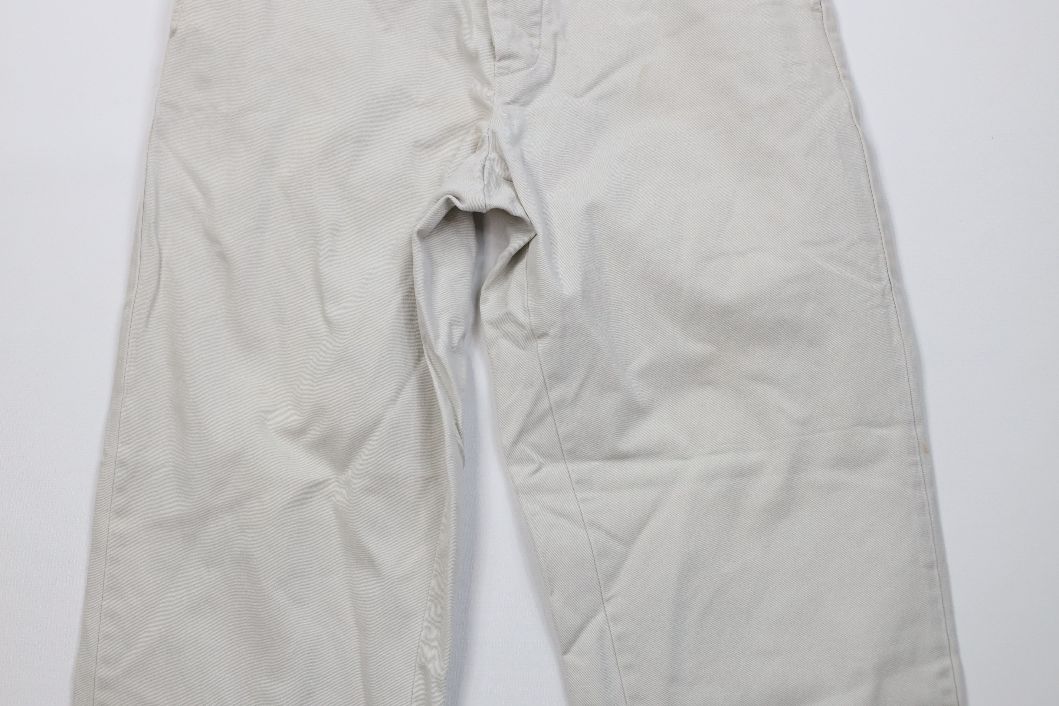 J.Crew Vintage 90s J Crew Button Fly Relaxed Fit Chino Pants Gray Size US 28 / EU 44 - 3 Thumbnail
