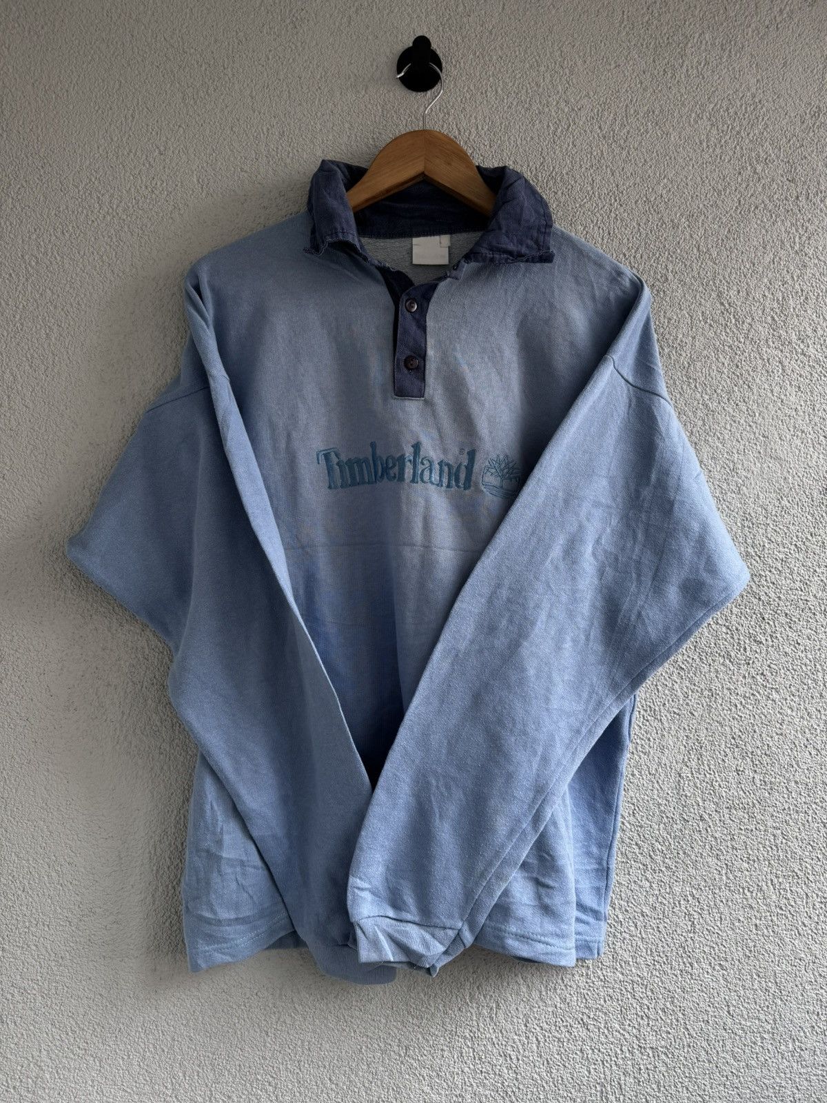 Timberland Timberland Sweatshirt Embroidered Logo Pullover Vintage Size US L / EU 52-54 / 3 - 6 Thumbnail
