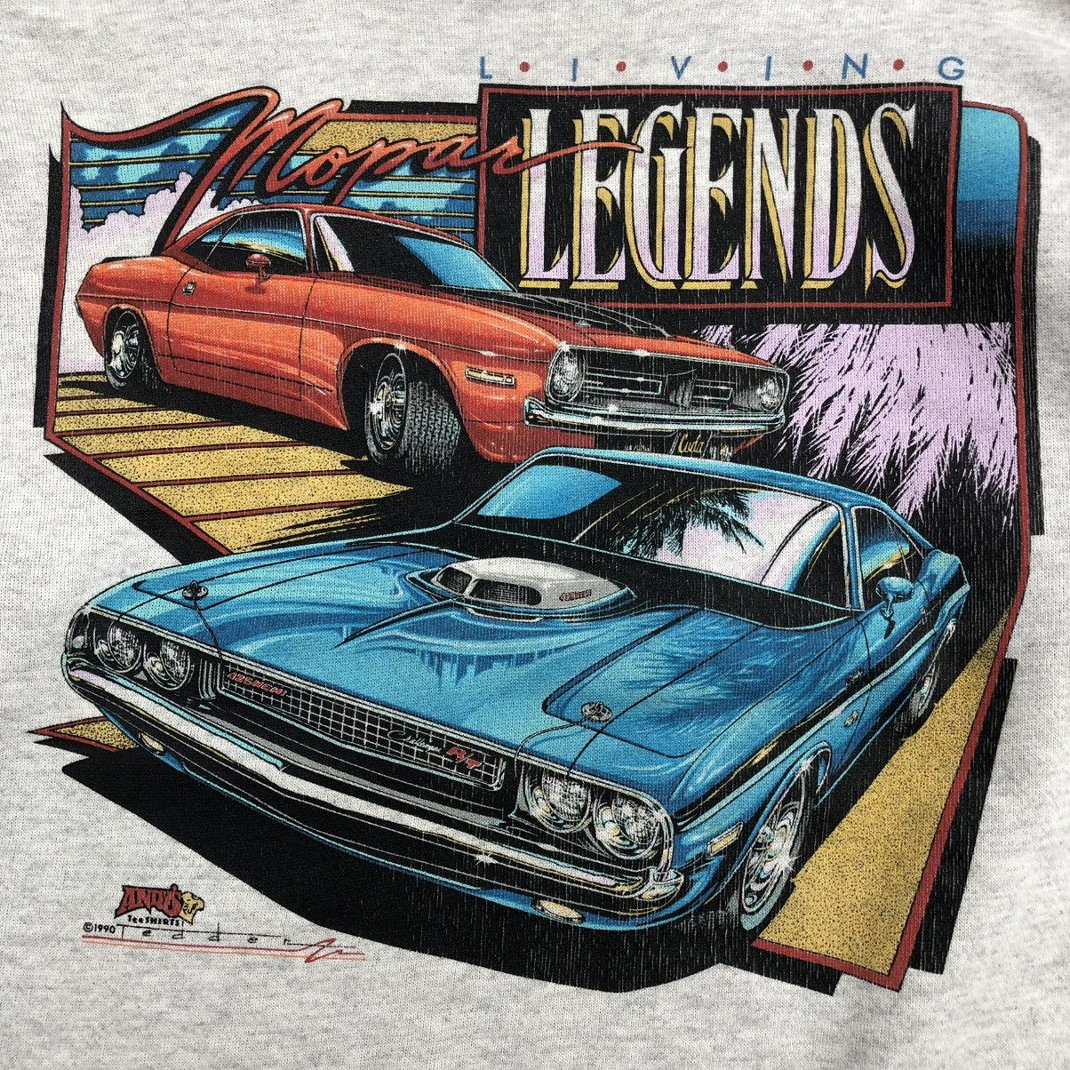 Vintage ©️1990s Vintage Mopar Living Legend Classic Racing Crewneck Size US L / EU 52-54 / 3 - 4 Thumbnail