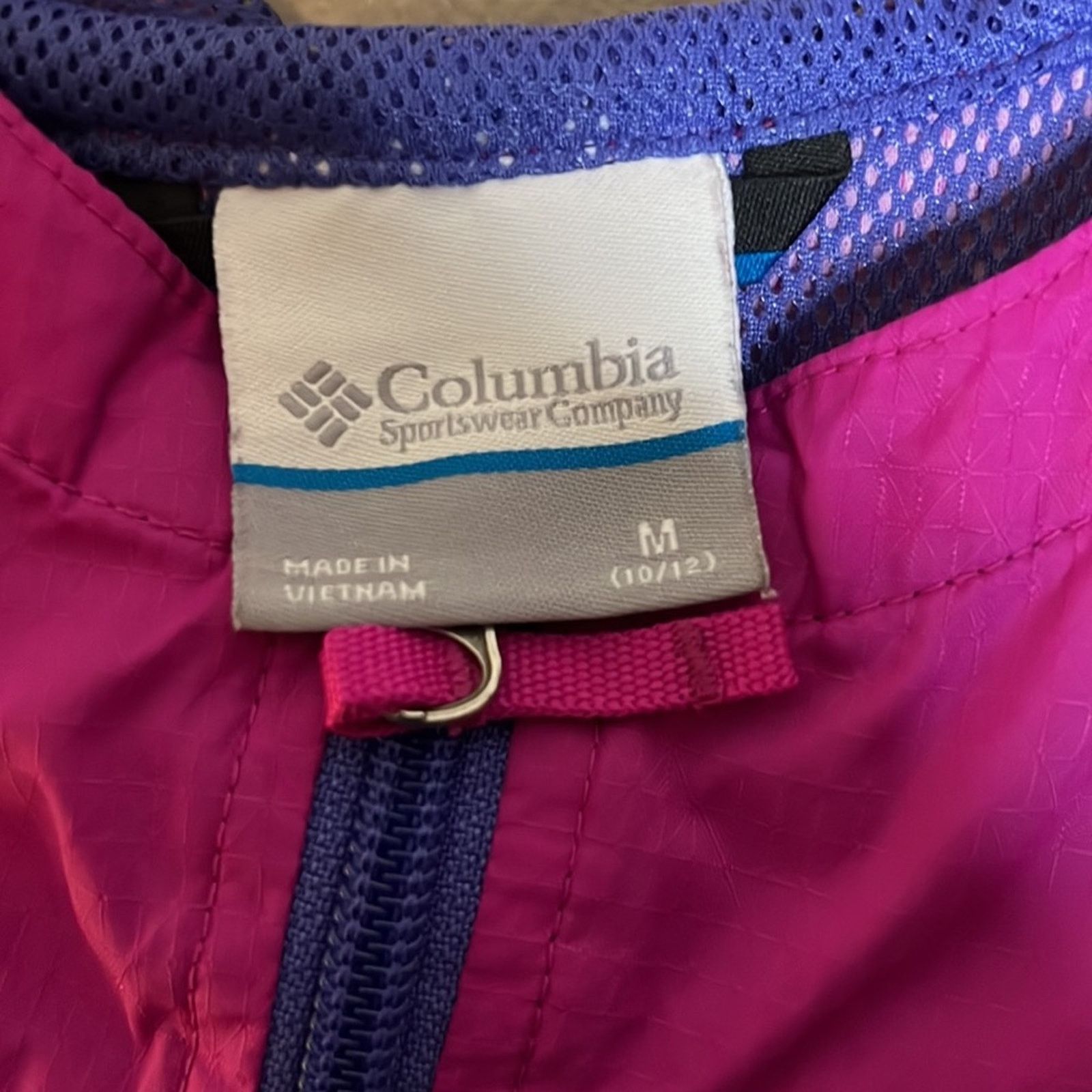 Columbia Columbia Girls Purple/Pink Colorblock Windbreaker Size 10/12 Size M / US 6-8 / IT 42-44 - 5 Thumbnail