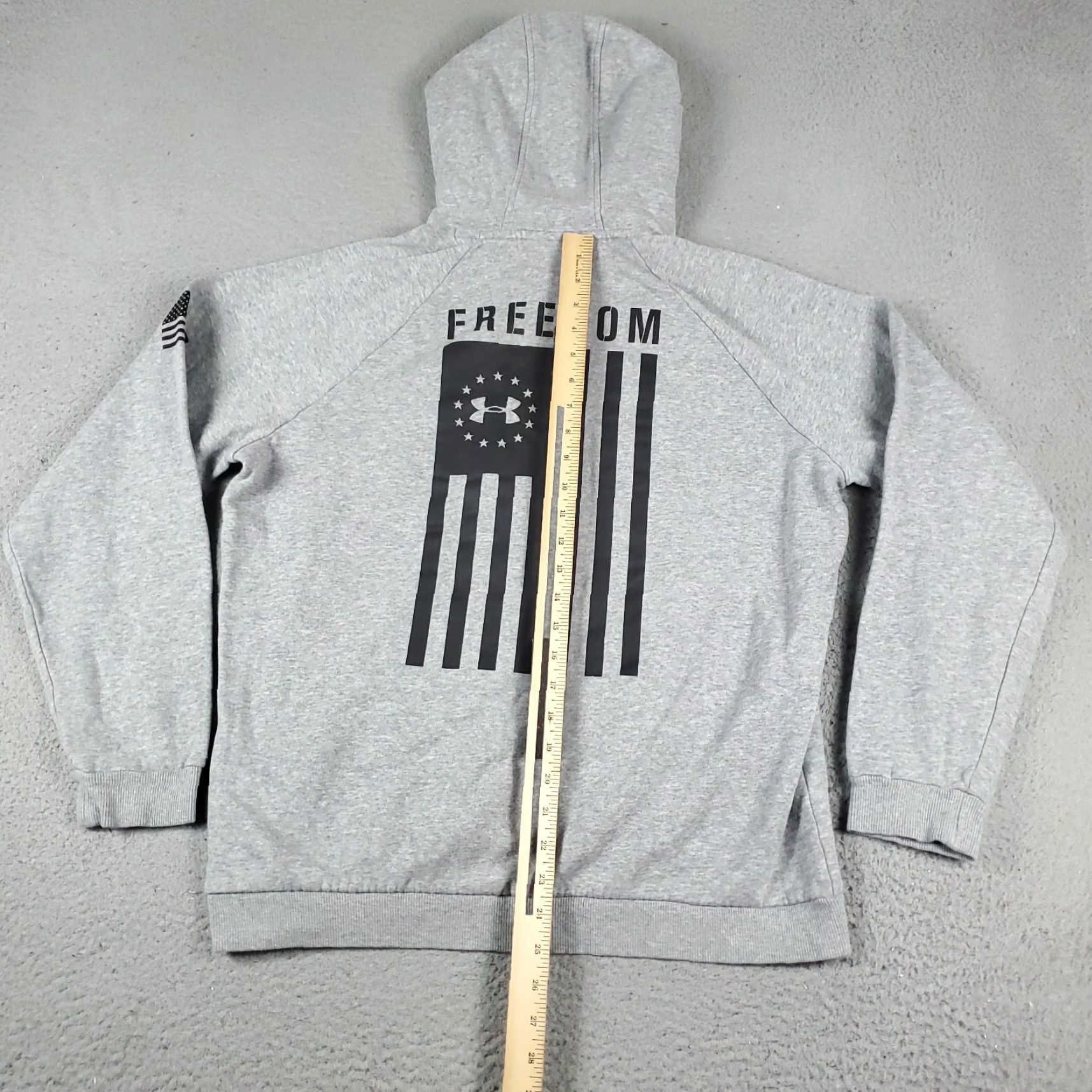 Under Armour Under Armour Hoodie Mens Large Gray Pullover Sweatshirt Long Sleeve Mock Neck Size US L / EU 52-54 / 3 - 5 Thumbnail