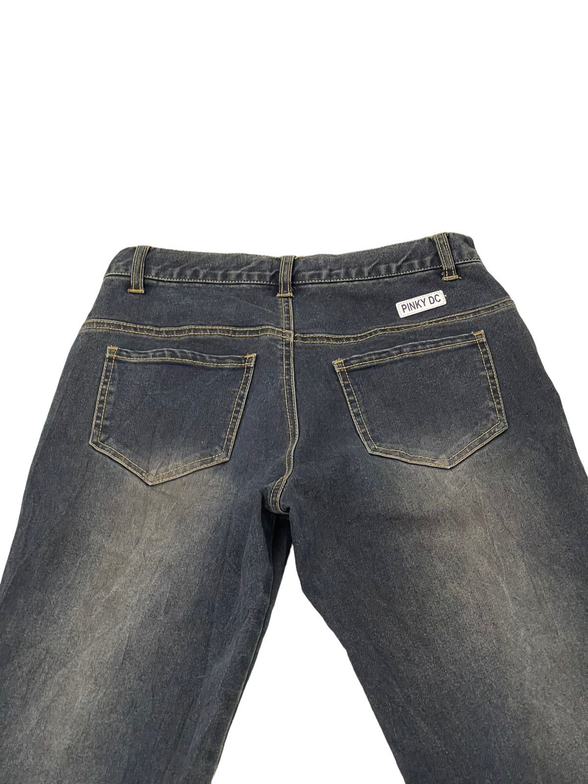 Japanese Brand Flare Jeans Pinky DC Stretch Denim Boot Cut 7🟦8 Size US 28 / EU 44 - 18 Thumbnail