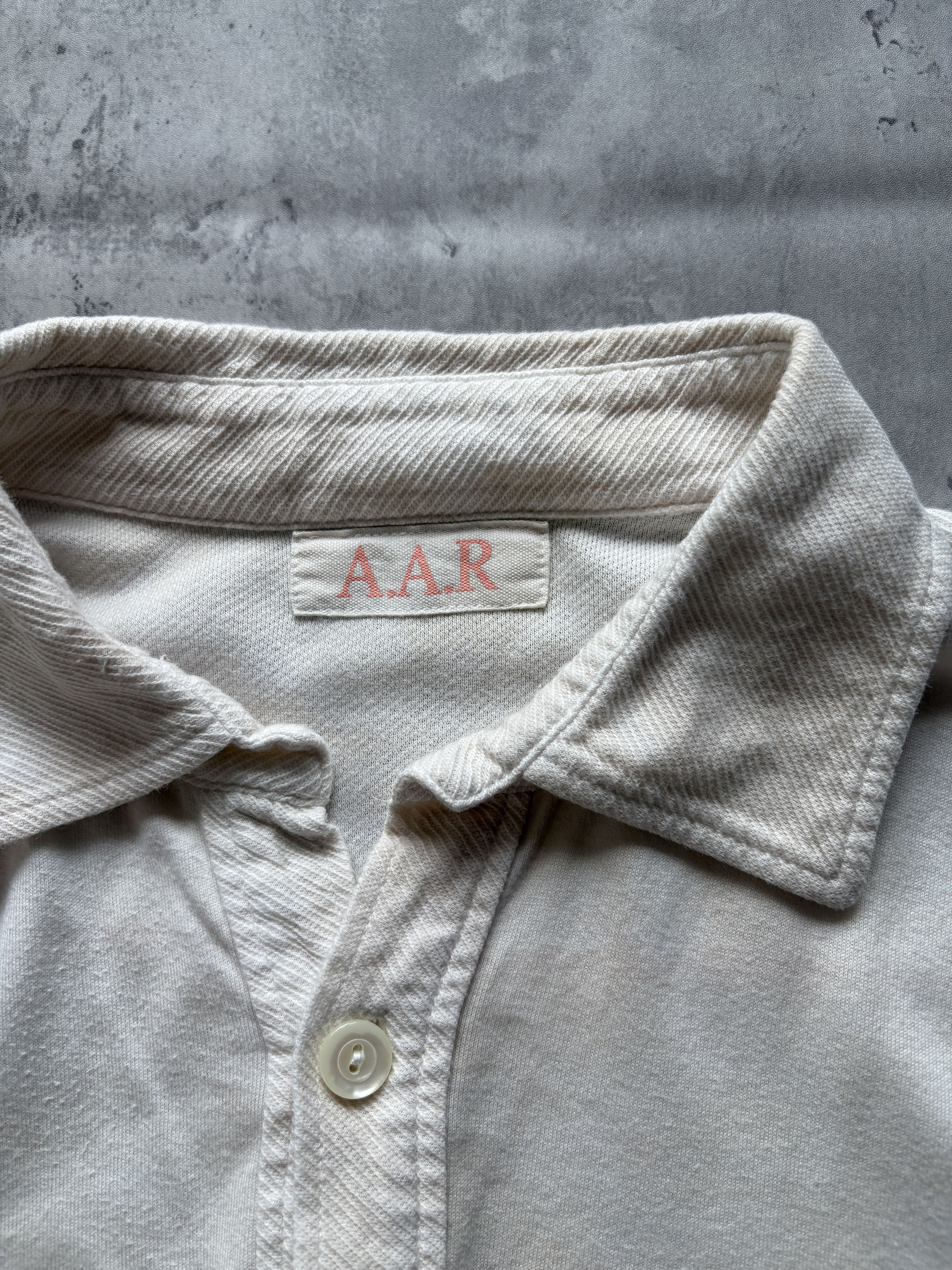 Yohji Yamamoto Archive Yohji Yamamoto AAR Off White Tie Dye Polo Size US M / EU 48-50 / 2 - 5 Thumbnail