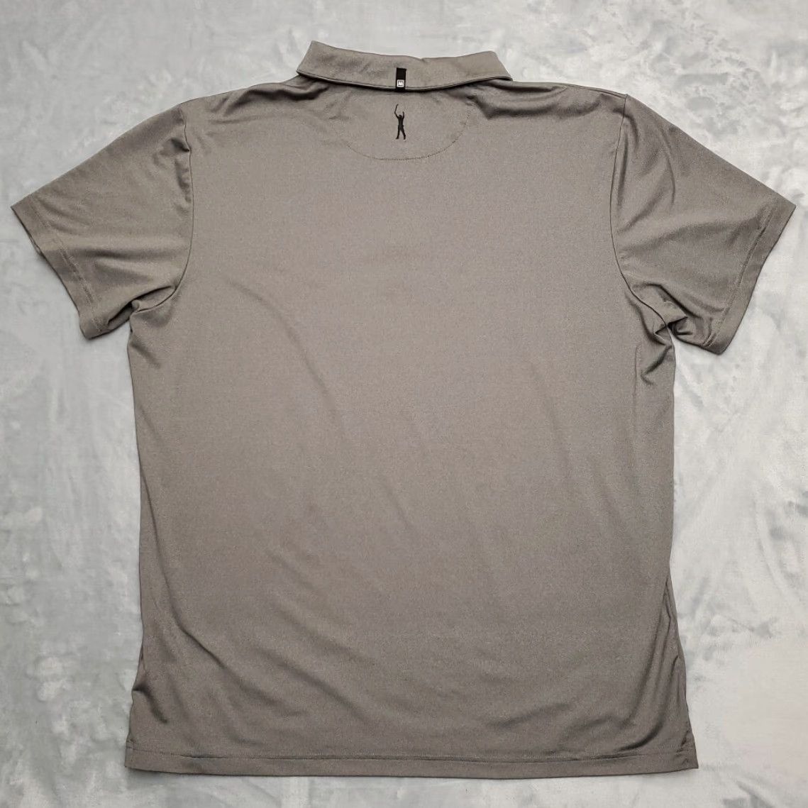 Mizzen+Main Mizzen+Main Shirt Mens XL Gray Phil Mickelson Performance Short Sleeve golf Polo Casual Sports Size US XL / EU 56 / 4 - 6 Thumbnail
