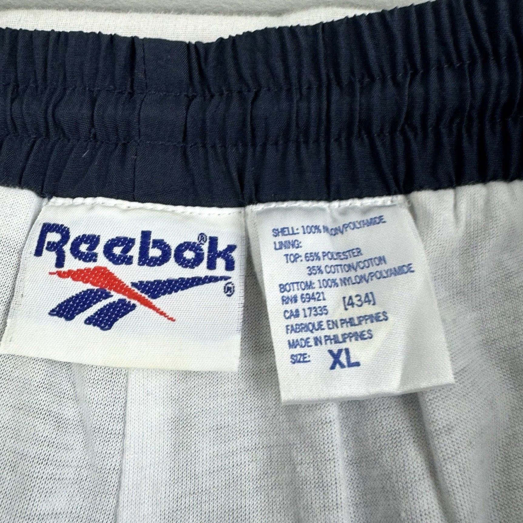 Reebok VINTAGE Reebok Track Pants Mens XL Blue Sports Grunge Baggy Drawstring Pants Size US 36 / EU 52 - 6 Thumbnail