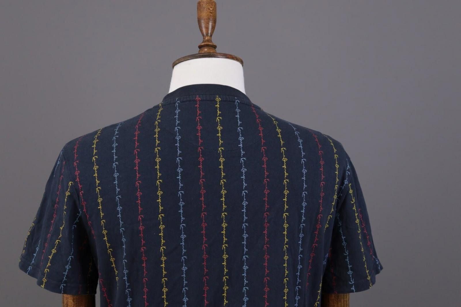 Karl Kani Karl Kani Blue Embroidered Designer Summer T-shirt Size S Size US S / EU 44-46 / 1 - 6 Thumbnail