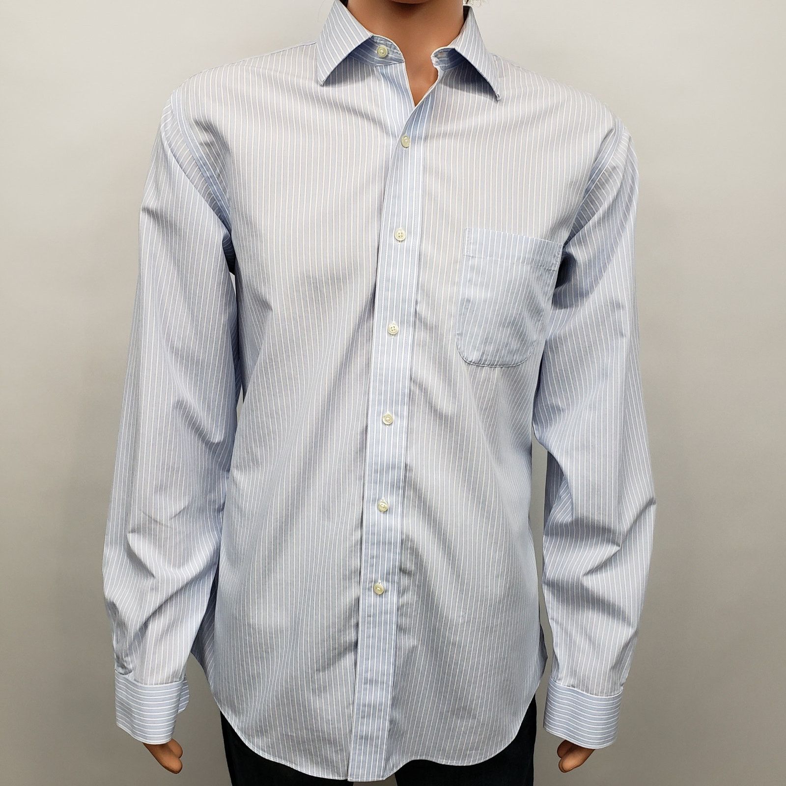 Brooks Brothers Brooks Brothers Non-Iron Supima Cotton Dress Shirt 16 36 Size US L / EU 52-54 / 3 - 1 Thumbnail