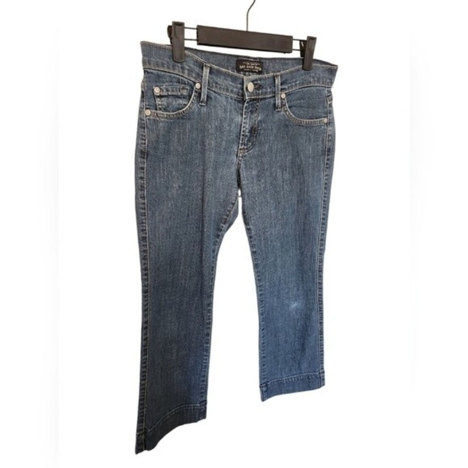 James Jeans James Jeans Cropped Dry Aged Denim Jeans 27 Size 27" / US 4 / IT 40 - 1 Thumbnail