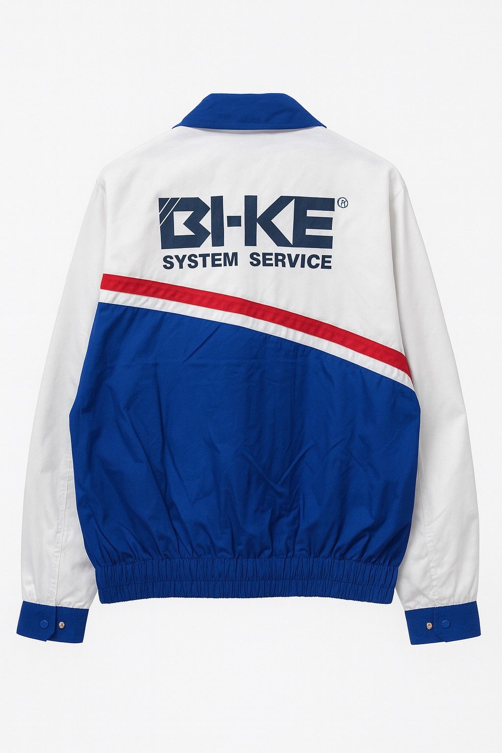 BKE Vintage BI-KE System Service Jacket Blue White Red Size US XXL / EU 58 / 5 - 2 Thumbnail