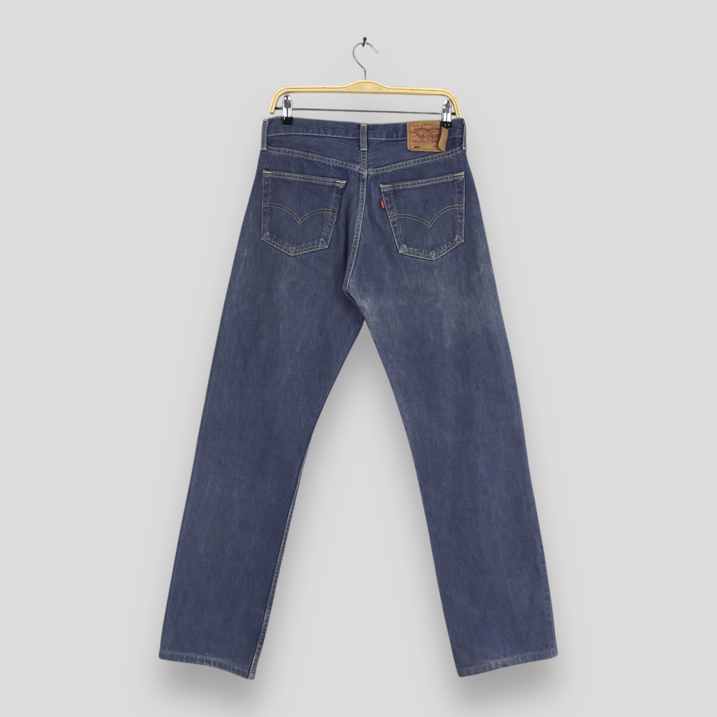 Levi's Size 29x30 Vintage 90s Levi's 501 Straight Leg Jeans S1630 Size US 29 - 7 Thumbnail