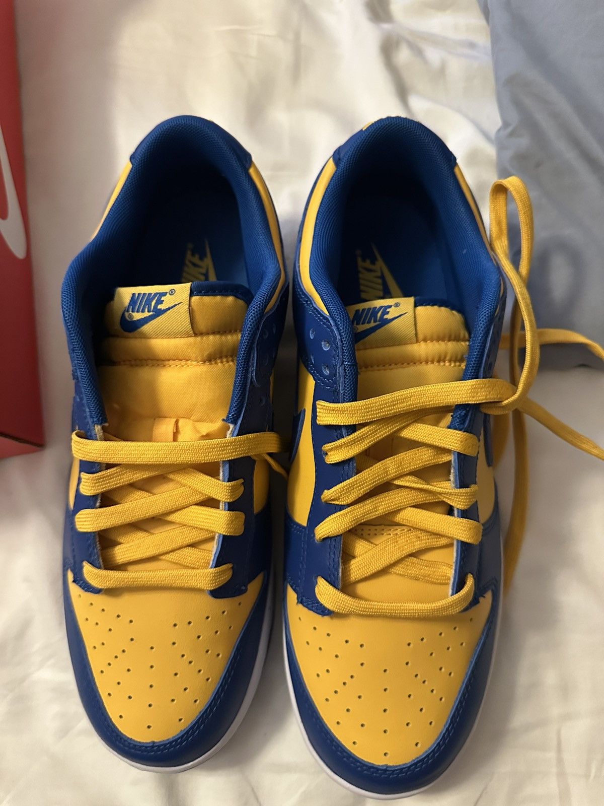 Nike Dunk 9.5 Yellow/Blue Size US 9.5 / EU 42-43 - 7 Thumbnail