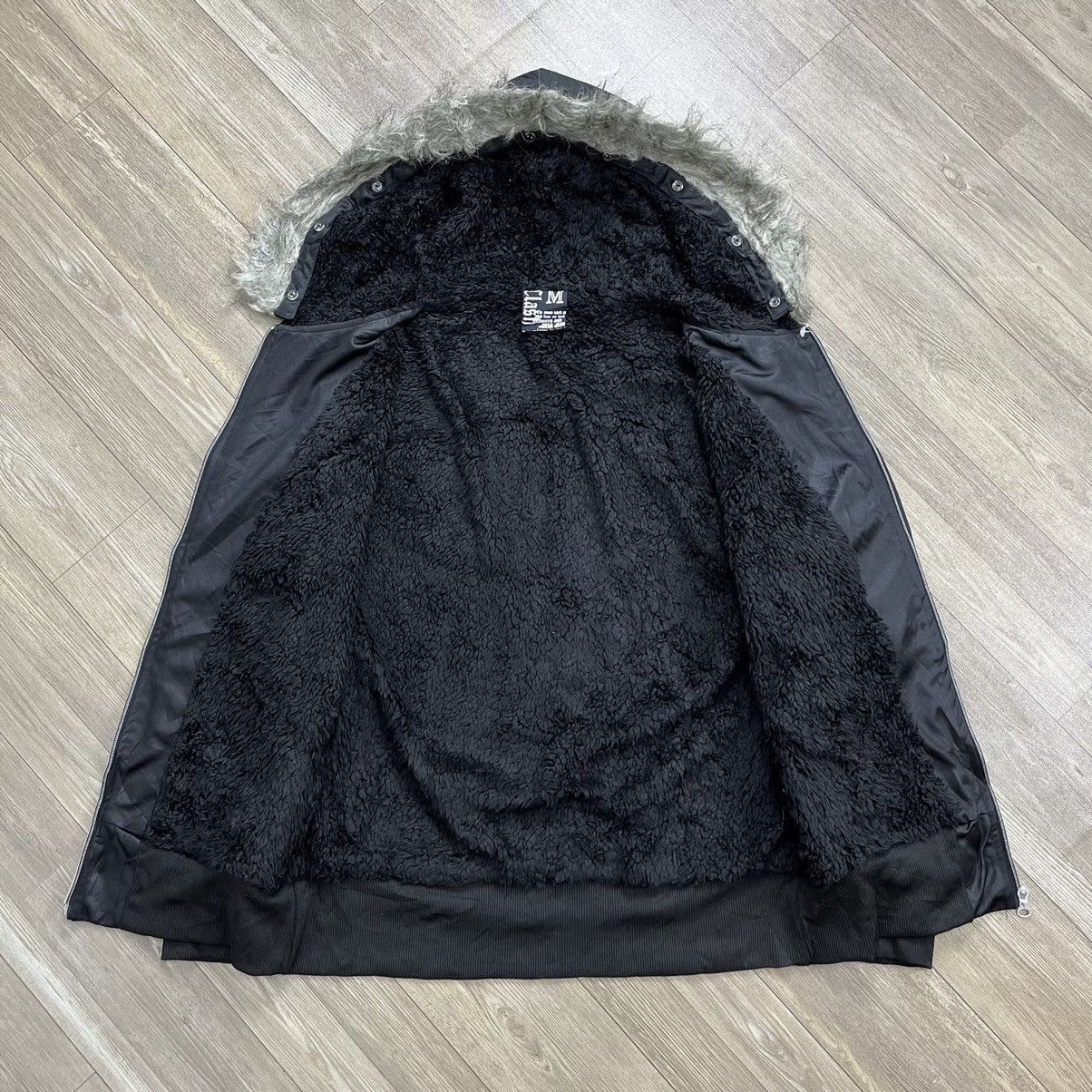 If Six Was Nine Y2K Clash Fur Cross Black on Black Skulls Goa Lgb Zip Hoodie Size US M / EU 48-50 / 2 - 8 Thumbnail