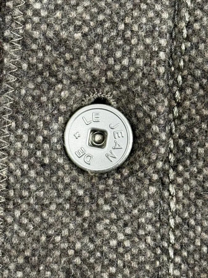 Marithe + Francois Girbaud 2000s Marithé + François Girbaud Grey Buttoned Jacket Size S / US 4 / IT 40 - 9 Thumbnail
