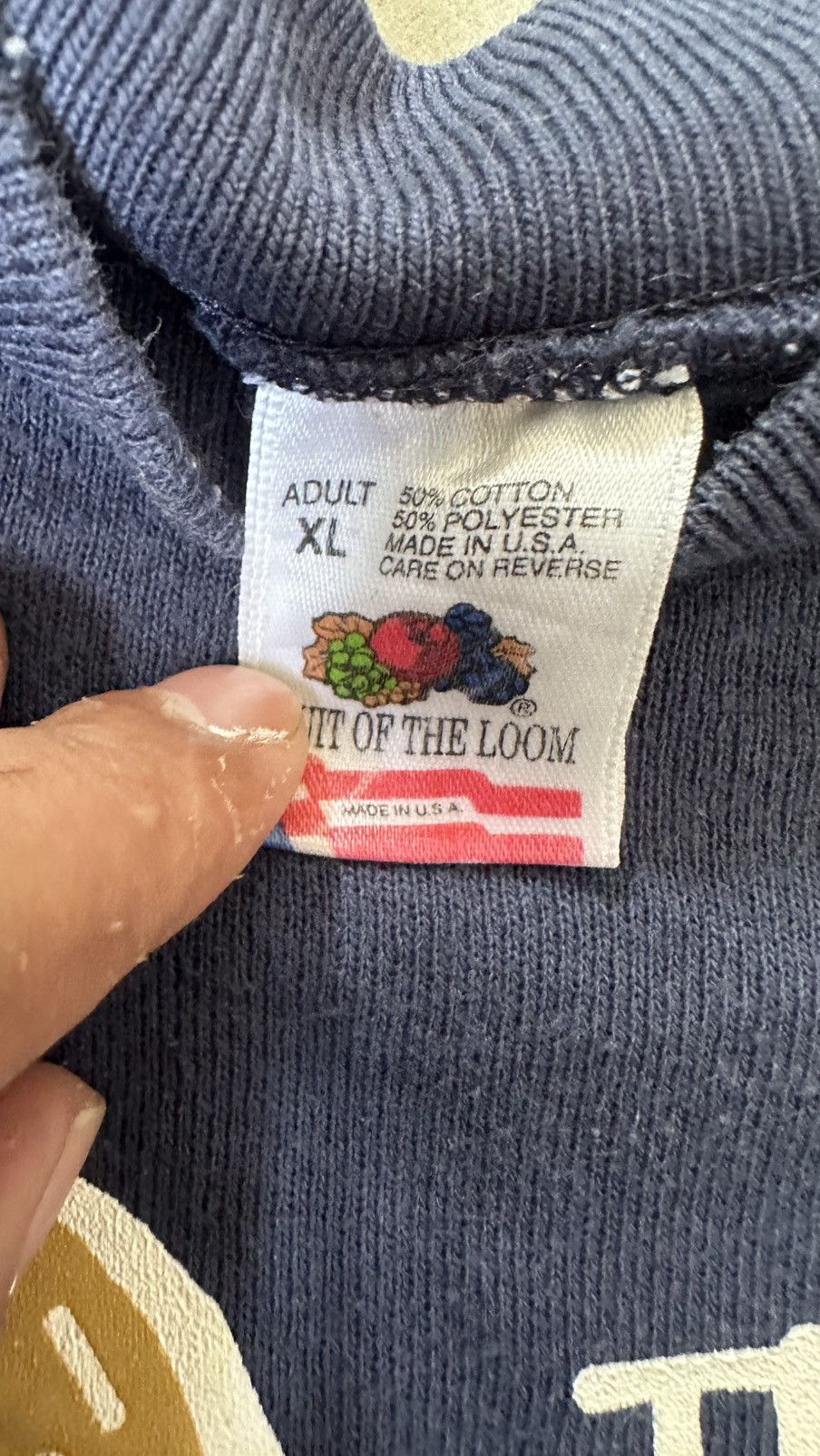 Vintage VINTAGE ICE CREAM WORDING HUMOR SWEATSHIRT Size US XL / EU 56 / 4 - 4 Thumbnail