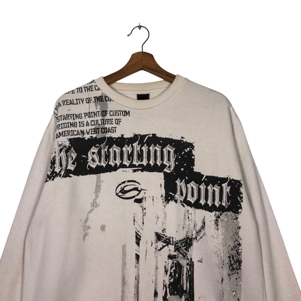 Hysteric Glamour 📌Vintage Sweatshirt Punk Design Impala Full Print Big Logo Size US M / EU 48-50 / 2 - 4 Thumbnail