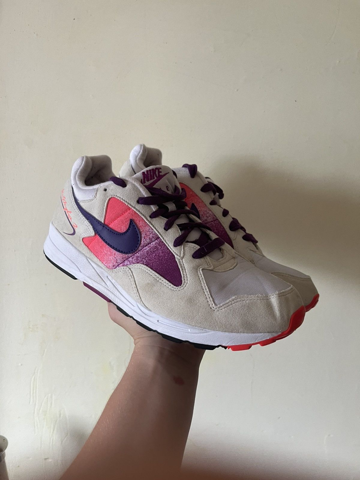 Nike Nike Air Skyon II White Black Purple Mens Shoe Agassi Size US 10.5 / EU 43-44 - 1 Thumbnail