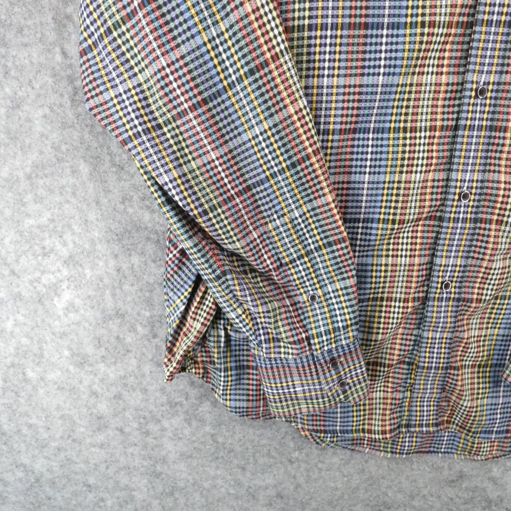 Robert Graham Robert Graham Shirt Men XXL Long Sleeve Button-Up Blue Multicolor Plaid Size US XXL / EU 58 / 5 - 4 Thumbnail