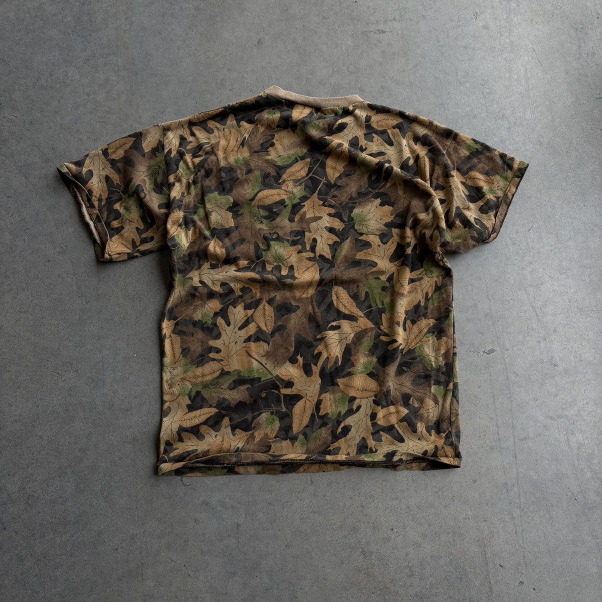 Realtree × Vintage Vintage 80's Camo Leaves T Shirt XL Baggy Heavy Weight Size US XL / EU 56 / 4 - 6 Thumbnail