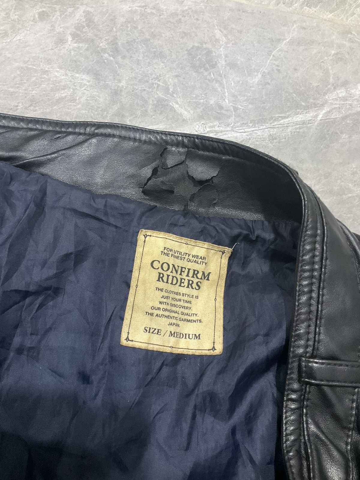 Japanese Brand Confirm Rider Style Authentic Garments Japan Leather Size US M / EU 48-50 / 2 - 11 Thumbnail