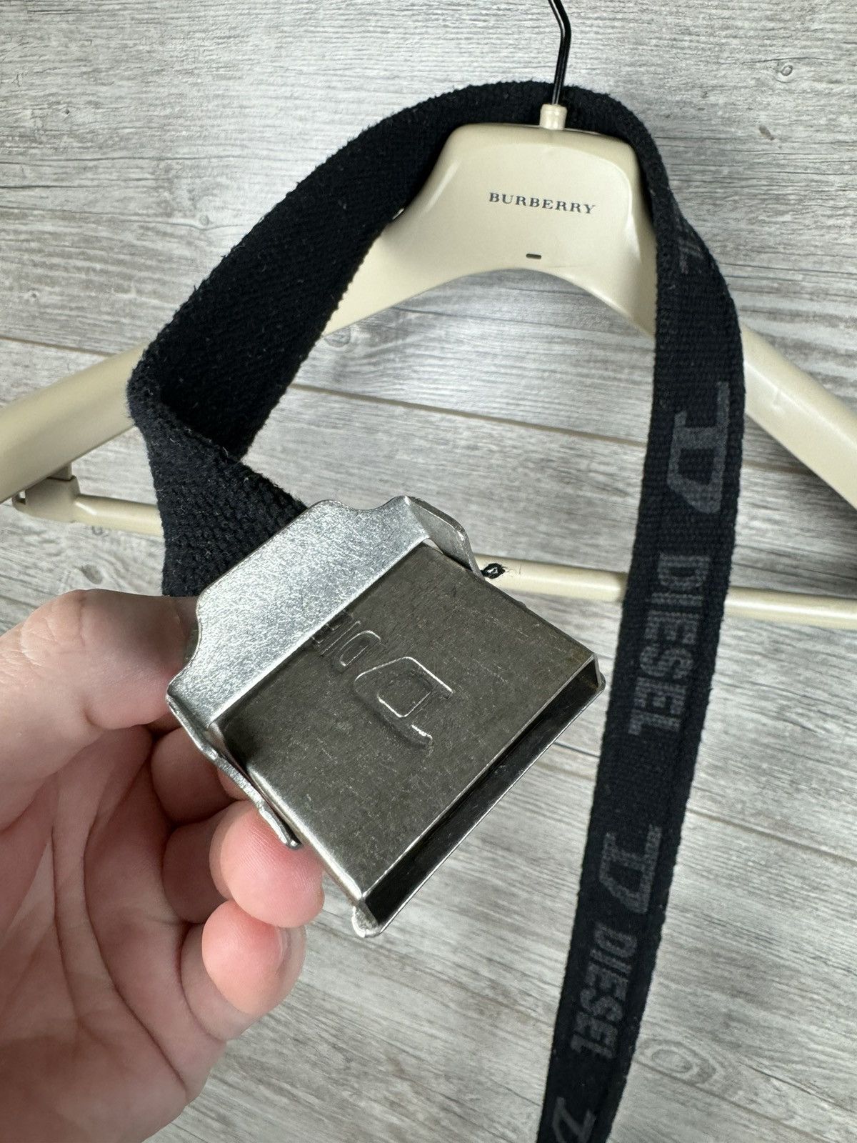 Vintage Diesel Monogram Y2K style Avangarde belt Size ONE SIZE - 4 Thumbnail
