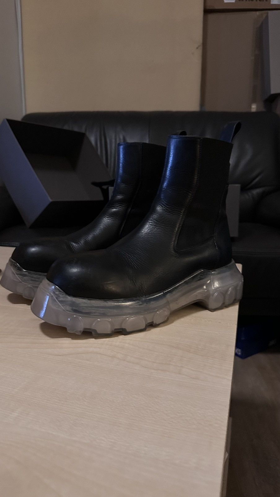Rick Owens Rick Owens Beatle Bozo Tractor Boot Size US 7 / EU 40 - 3 Thumbnail