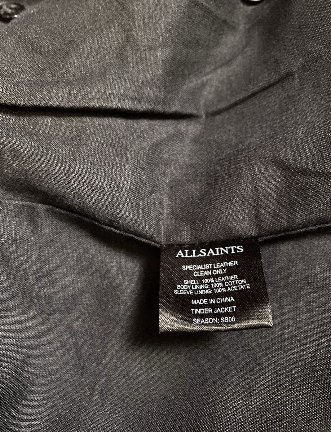 Allsaints Vintage Allsaints Leather Jacket Size XS / US 0-2 / IT 36-38 - 6 Thumbnail