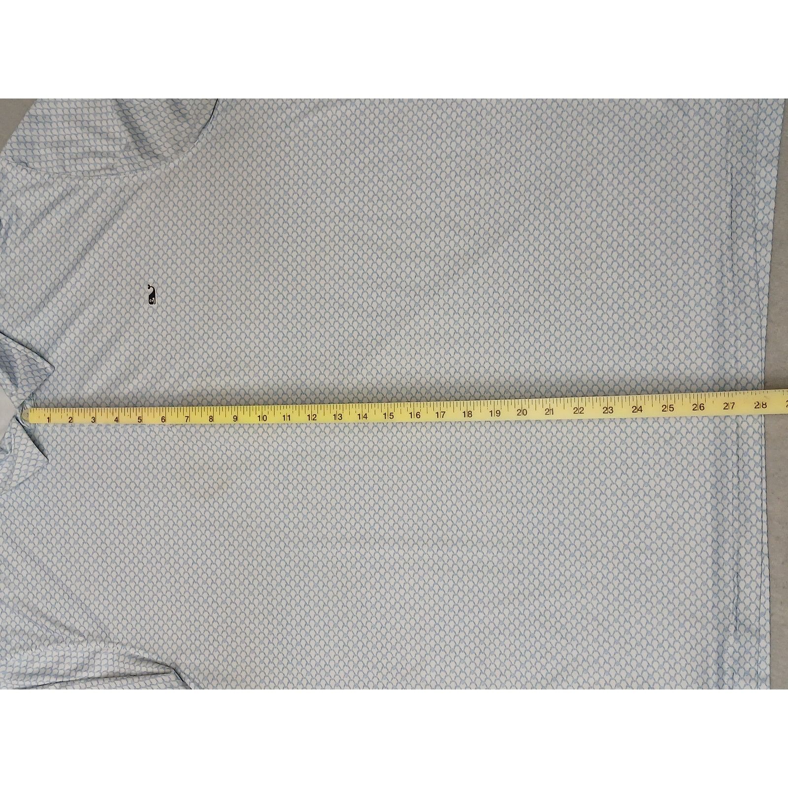 Vineyard Vines Vineyard Vines (2XL) White Button Silk Collar Polo Tee Shirt Size US XXL / EU 58 / 5 - 3 Thumbnail