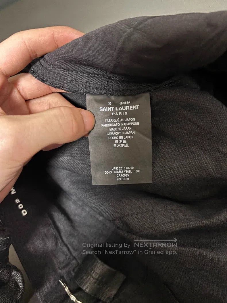 Saint Laurent Paris Saint Laurent Paris Double Knee Ripped Jeans Size US 33 - 5 Thumbnail