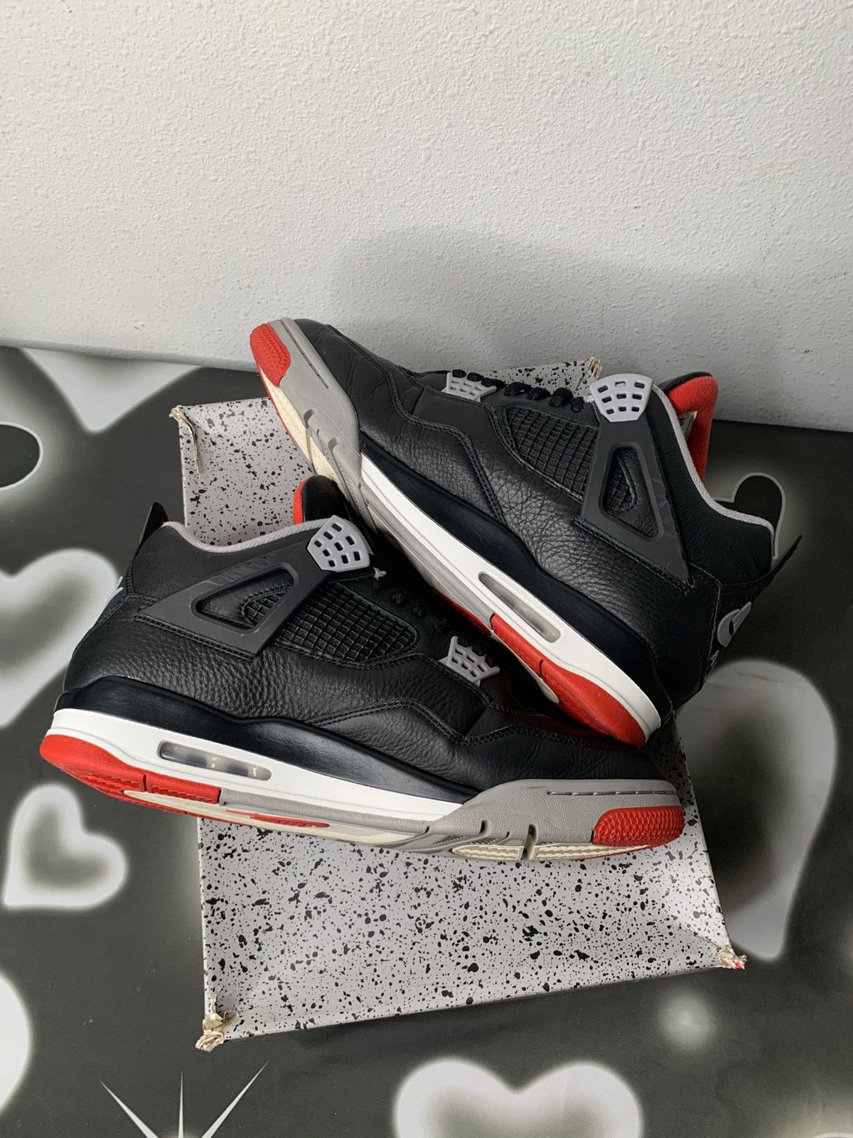Jordan Brand Air Jordan 4 Retro Bred Reimagined Size US 12 / EU 45 - 9 Thumbnail