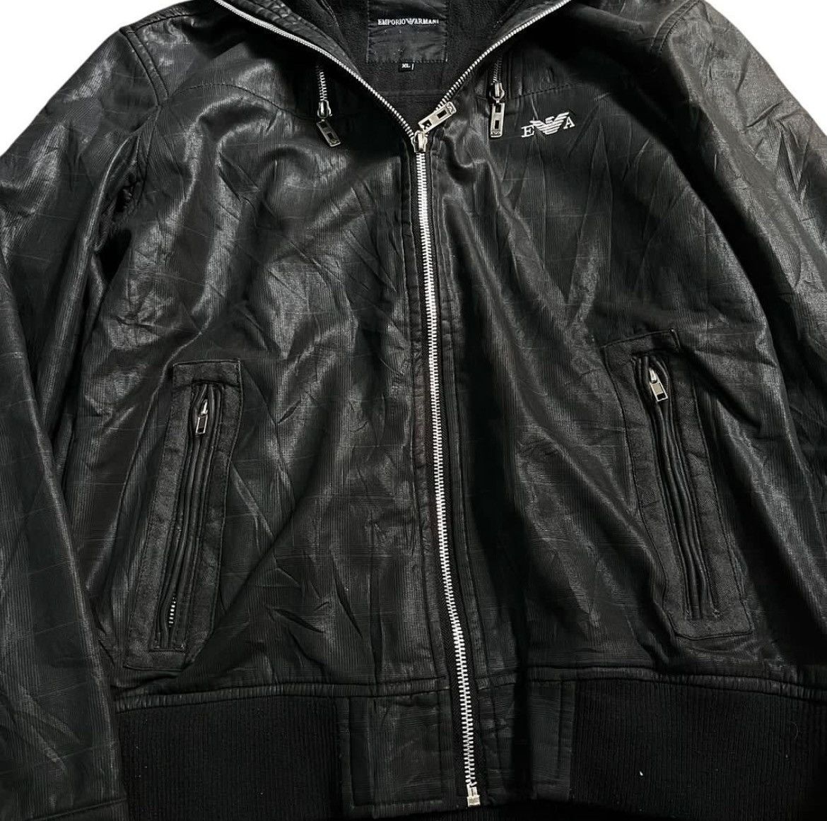 Emporio Armani × Le Grande Bleu (L.G.B.) Vintage Emporio Armani double zipper Size US L / EU 52-54 / 3 - 3 Thumbnail