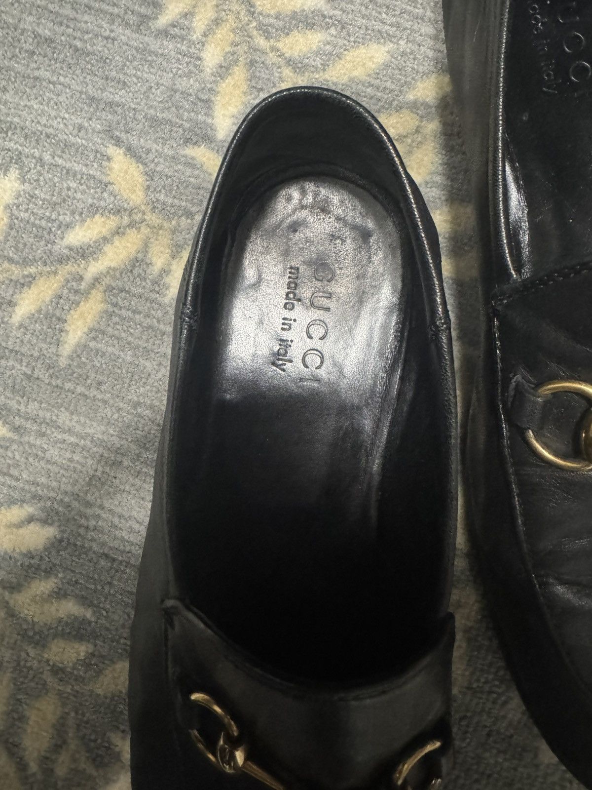Gucci Gucci black Jordaan Loafer size 7.5 Size US 7.5 / EU 40-41 - 2 Thumbnail
